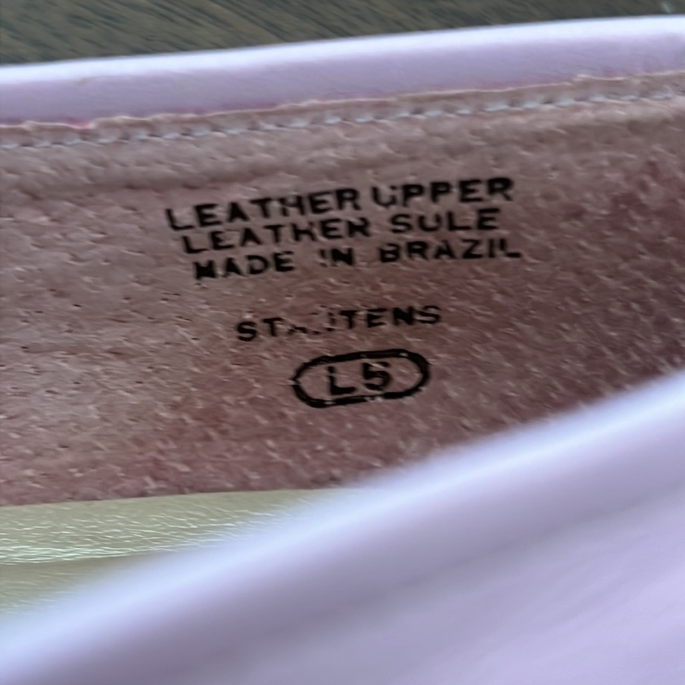 Gorgeous Light Mauve Enzo Angioloni Leather Shoes, Size 6M - Picture 4 of 13